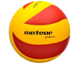 Piłka siatkowa Meteor Chili Pu Mini żółto-czerwona 10065