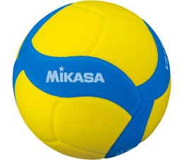 Piłka siatkowa Mikasa żółto-niebieska VS220W-Y-BL