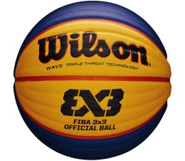 Piłka koszykowa Wilson FIBA3X3 Game Basketball granatowo-pomarańczowa WTB0533XB
