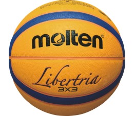 Piłka koszykowa Molten żółta B33T5000 FIBA outdoor 3x3