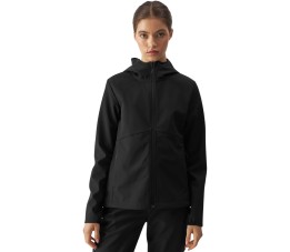 Kurtka damska softshell 4F F285 głęboka czerń 4FWAW24TSOFF285 20S