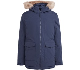 Kurtka męska adidas Parka Hooded Fur granatowa IK0552