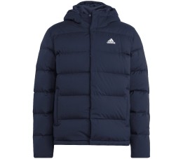 Kurtka męska adidas Helionic Hooded Down granatowa HG8750