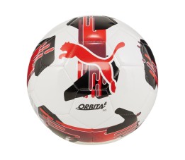 Piłka nożna Puma Orbita 6 MS biało-czerwona 84335 04