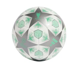 Piłka nożna adidas UCL Club 24/25 Knockout Stages biało-zielono-szara JH1283