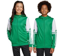 Bluza dla dzieci adidas Squadra 25 Hoody zielono-biała JP3163