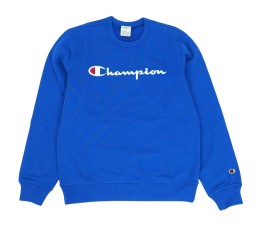 Bluza męska Champion Crewneck Sweatshirt niebieska 220254 BS008