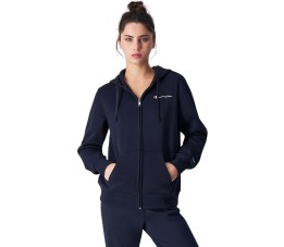 Bluza damska Champion Full Zip Hoodie granatowa 117531 BS501