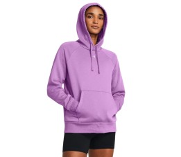 Bluza damska Under Armour Rival Fleece Hoodie fioletowa 1379500 560