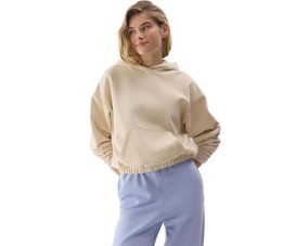 Bluza damska 4F F1057 kremowa 4FWSS24TSWSF1057 12S