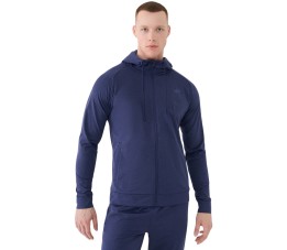 Bluza męska 4F FNK M512 ciemny granat melanż 4FWSS25TFSWM512 30M