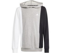 Bluza dla dzieci adidas CB FT HD szaro-biało-czarna IP0386