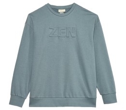 Bluza męska Outhorn M0755 morska zieleń OTHAW23TSWSM0755 46S