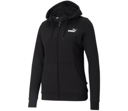 Bluza damska Puma ESS Small Logo Full-Zip Hoodie czarna 586811 01