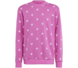 Bluza dla dzieci adidas Bluv Swt różowa IC5573