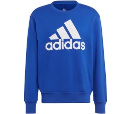 Bluza męska adidas Essentials French Terry Big Logo niebieska IC9325