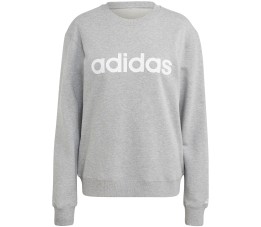 Bluza damska adidas Essentials Linear French Terry szara IC6880