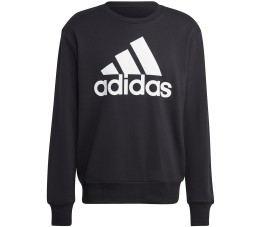 Bluza męska adidas Essentials French Terry Big Logo czarna IC9324