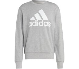 Bluza męska adidas Essentials French Terry Big Logo szara IC9326