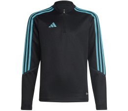 Bluza dla dzieci adidas Tiro 23 Club Training Top szaro-niebieska IC1582