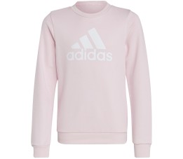 Bluza dla dzieci adidas Essentials Big Logo Sweatshirt różowa IC6119