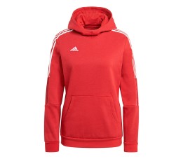 Bluza damska adidas Tiro 21 Sweat Hoody czerwona GM7327