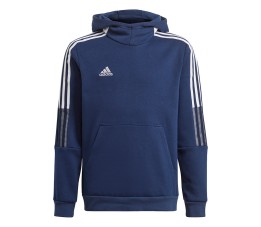 Bluza dla dzieci adidas Tiro 21 Sweat Hoody granatowa GK9680