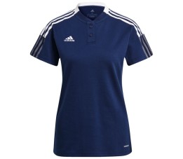 Koszulka damska adidas Tiro 21 Polo W granatowa GK9674