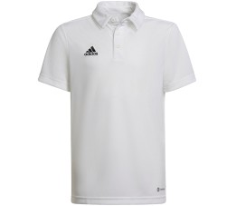 Koszulka dla dzieci adidas Entrada 22 Polo biała HC5059