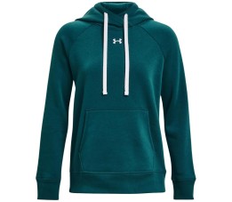 Bluza damska Under Armour Rival Fleece HB Hoodie turkusowa 1356317 716