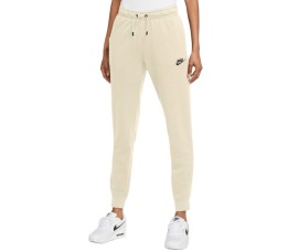 Spodnie damskie Nike NSW Essentials FLC MR PNT RG beżowe BV4095 113