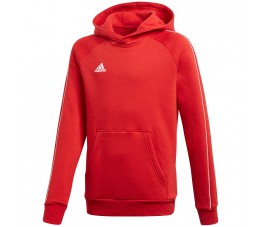 Bluza dla dzieci adidas Core 18 Hoody JUNIOR czerwona CV3431