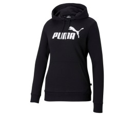 Bluza damska Puma ESS Logo Hoodie TR czarna 586791 01