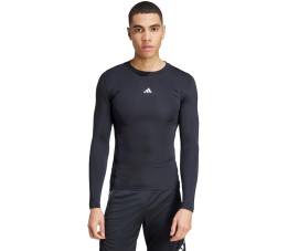 Koszulka męska adidas Techfit Long Sleeve czarna JP2944