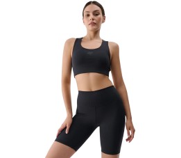 Legginsy damskie 4F F020 głęboka czerń 4FRSS25TFSTF020 20S