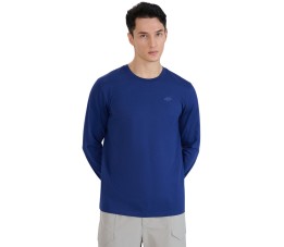Koszulka męska 4F Longsleeve M432 granatowa 4FWMM00TLONM432 031S