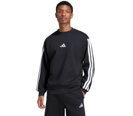 Bluza męska adidas Essentials 3-Stripes Fleece czarna JE6304