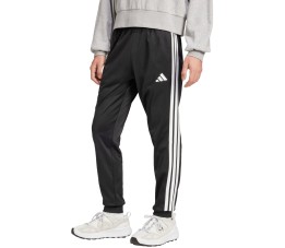 Spodnie męskie adidas 3-Stripes Tricot Regular Tapered czarne JI8809