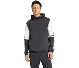 Bluza męska adidas Squadra 25 Sweat Hoody czarno-biała JE2776