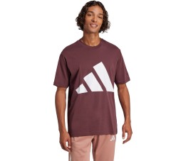 Koszulka męska adidas Essentials Big Logo bordowa JE8939
