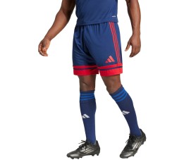Spodenki męskie adidas Squadra 25 niebiesko-czerwone JH3408