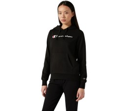 Bluza damska Champion Hooded Sweatshirt czarna 118097 KK001