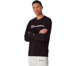 Bluza męska Champion Crewneck Sweatshirt czarna 220727 KK001