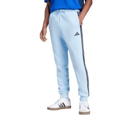 Spodnie męskie adidas Essentials 3-Stripes Fleece błękitne JE6315