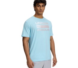 Koszulka męska Under Armour Team Issue Wordmarsk SS jasno-niebieska 1329582 494