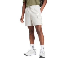Spodenki męskie adidas Essentials Small Logo Cargo Chelsea białe JD1828