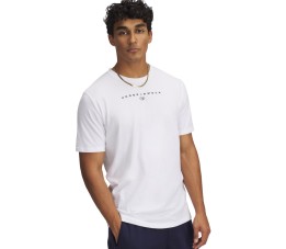 Koszulka męska Under Armour Stacked Logo SS biała 6000211 100