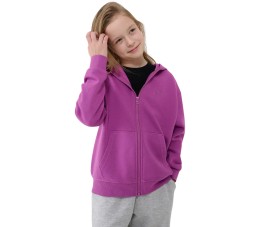 Bluza dla dziewczynki 4F F1853 ciemny fiolet 4FJWSS25TSWSF1853 50S