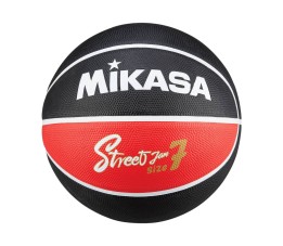 Piłka koszykowa Mikasa czarno-czerwona BB702B-BKRW