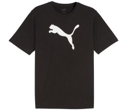 Koszulka męska Puma Team Rise Logo Jersey Cotton czarna 658705 03